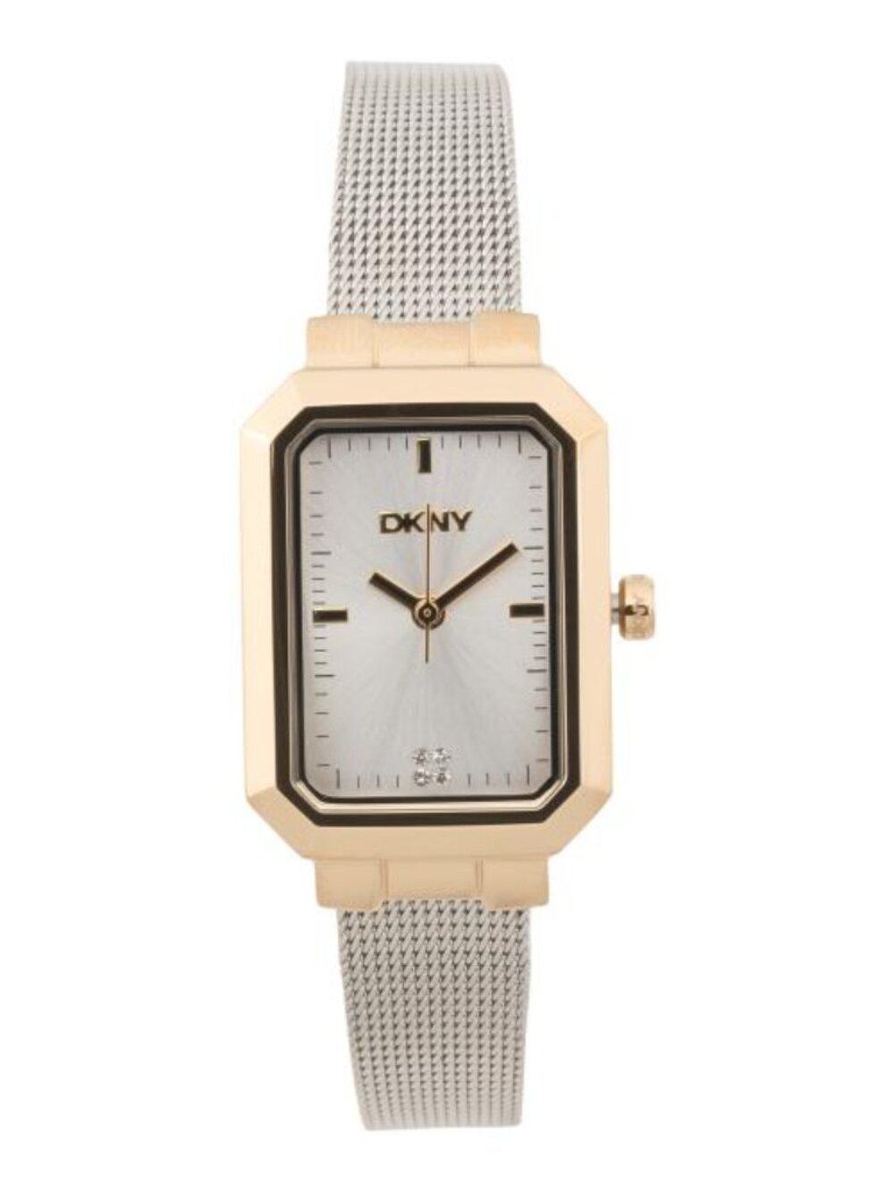 DKNY  Women's Two Tone Square Bracelet Watch
